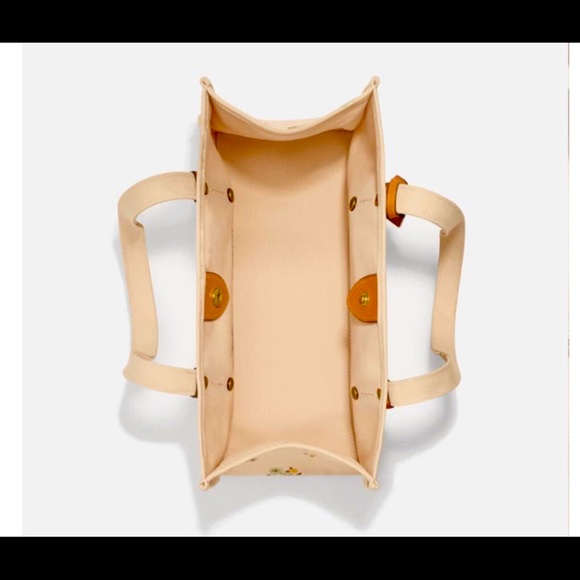 Coach x Disney Floral Mickey Recycled Canvas Tote Bag - Picture 5 of 10